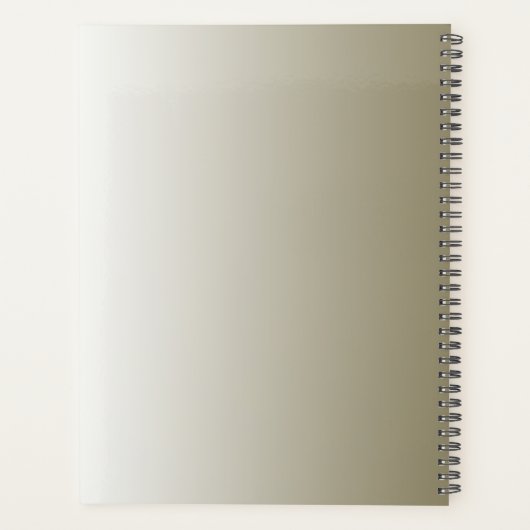 Moderne Gouden  Planner (Achterkant)