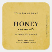 Moderne Gouden Rustieke Label (Voorkant)