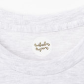 Moderne gouden typografie Dank u Labels (Aangebracht)