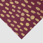 Moderne gouden vingerafdrukken tissuepapier (Detail)