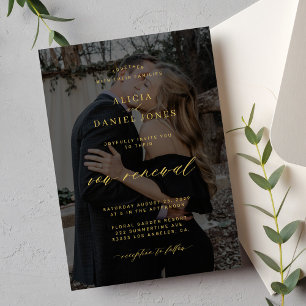 Moderne gouden zwarte overlay gelofte vernieuwing  kaart