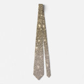 Moderne goudglitter Sparkles Gift Stropdas (Voorkant)