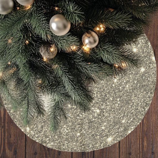 Moderne goudglitter Sparkles Kerstboom Rok