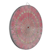 Moderne goudmandala dartbord (Voorkant Links)