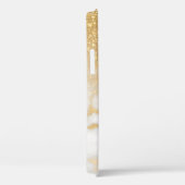 Moderne goudmarmer Case-Mate iPhone case (Achterkant / Rechts)