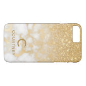 Moderne goudmarmer Case-Mate iPhone case (Achterkant (Horizontaal))