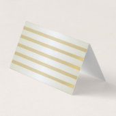 Moderne goudstrip - Hartelijk dank Visitekaartjes (Achterkant)