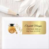 Moderne goudverloopdop, Disco Ball, wijn Etiket (Insitu)