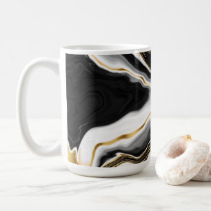 Moderne goudvormig vormig vormend design koffiemok