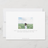 Moderne Grad - Faire-part de diplôme en photo comp (Dos)