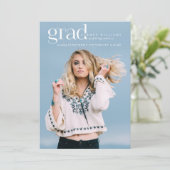 Moderne Grad - Faire-part de diplôme en photo comp (Debout devant)