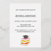 MODERNE GRAD PARTY FOIL INVITATION (Verso)