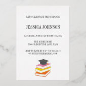 MODERNE GRAD PARTY FOIL INVITATION (Verso)
