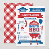 Moderne Gradiënt BBQ-uitnodiging Kaart (Voorkant / Achterkant)