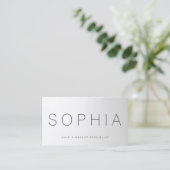 Moderne gradiënt professionele schoonheidssalon visitekaartje (Staand voorkant)