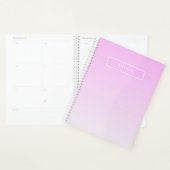 Moderne Gradients Pink Minimaliste Personnaliser (Devant avec enveloppe)