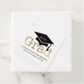 Moderne Graduation Cap gepersonaliseerd Bedankjes Labels (In situ)