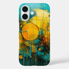 Moderne grafiek iPhone 16 hoesje