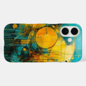 Moderne grafiek Case-Mate iPhone case (Achterkant (horizontaal))