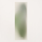 Moderne grafische afbeelding groene ombre gradiënt yogamat (Voorkant)