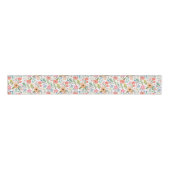 Moderne grafische bloem grosgrain lint (Voorkant)