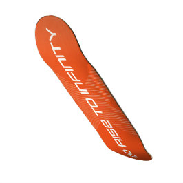 Moderne grafische kaart stijgt tot oneindig skateboard