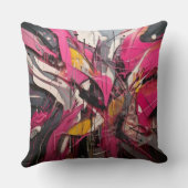 Moderne grafische kunst kussen (Achterkant)