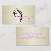 Moderne grafische weergave — Makeup & haar Visitekaartje (Voorkant / Achterkant)