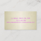 Moderne grafische weergave — Makeup & haar Visitekaartje (Achterkant)