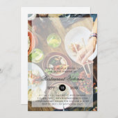 Moderne Grand Opening van het Restaurant van de Be Kaart (Voorkant / Achterkant)