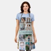 Moderne Grandma Photo Collage All Over Print Schort (Gedragen)