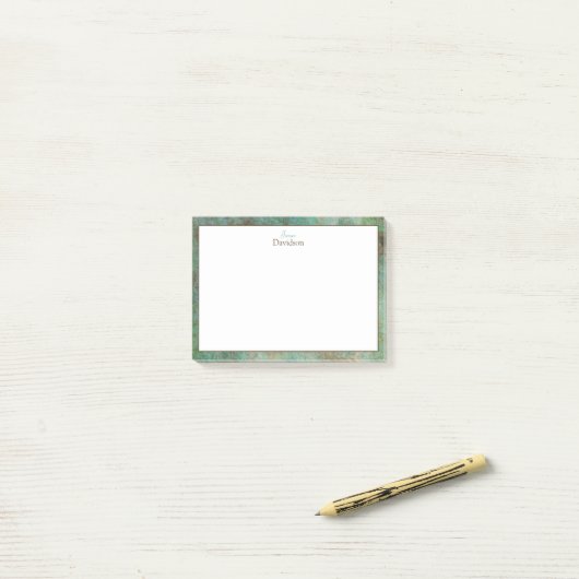 Moderne graniet Post It Notes (Op bureau)