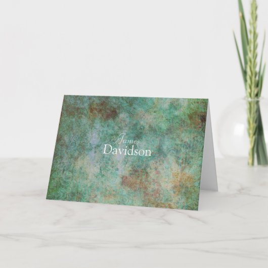 Moderne granieten notitie Kaart (Voorkant)