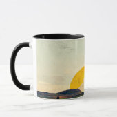 Moderne Graphisme Monument Vallée Café Mug (Gauche)