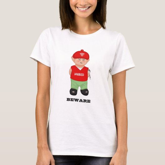 Moderne grappige cartoon T-Shirt (Voorkant)