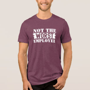 Moderne Grappige Humor Kantoor Vergadering Citaat Tri-Blend Shirt