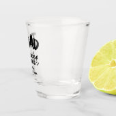 MODERNE GRAPPIGE VADERDAG VAN VROUW DOCHTER ZOON SHOT GLAS (Rechts)