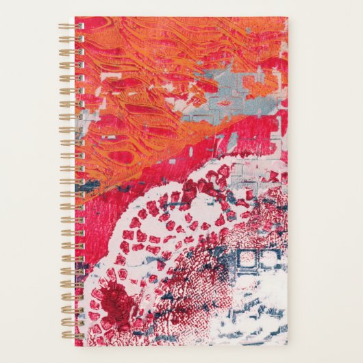 moderne gras abstrait art planner de peinture acry (Devant)
