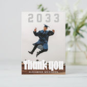 Moderne Gras Script Minimaliste GRAD Carte de reme (Debout devant)