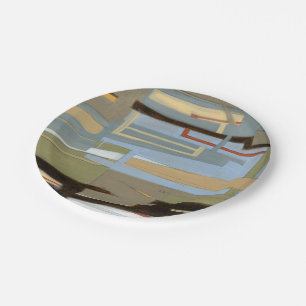 Moderne, gratis uitdrukkende schilderijen van Norm Papieren Bordje