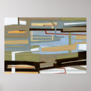 Moderne, gratis uitdrukkende schilderijen van Norm Poster