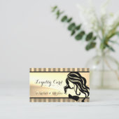 Moderne, Gratuit, Carte de fidélité Silhouette Gir (Debout devant)