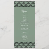 Moderne Green Celtic Knot Faire-part de mariage ir (Devant)