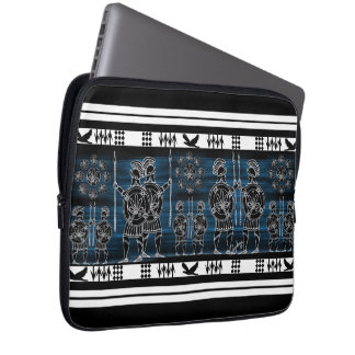 Moderne Griekse zwarte figuur Laptop Sleeve