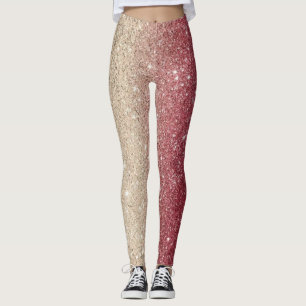 Moderne grijze Glitter Sparkles Leggings