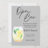 Moderne Grijze Grappige Foto Save The Date (Voorkant)