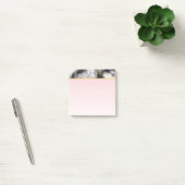 Moderne grijze marmer met gouden lint post-it® notes (Kantoor)