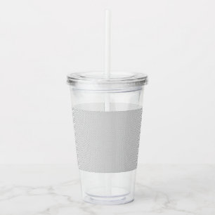Moderne grijze stippen evenementenbord achtergrond acryl drinkbeker