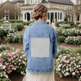 Moderne grijze stippen evenementenbord achtergrond denim jacket