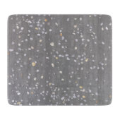 Moderne grijze terrazzo snijplank (Voorkant)